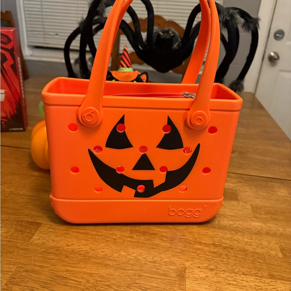 Bogg bag Halloween Pumpkin Tote Bag mini